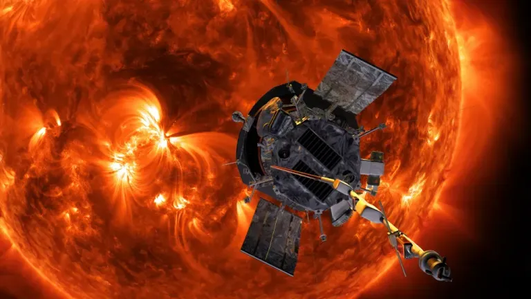 ยาน Parker Solar Probe เข้าใกล้ดวงอาทิตย์ ภาพจาก NASA