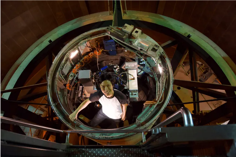 ภาพอุปกรณ์สำหรับสังเกตุการณ์ทางดาราศาสตร์ที่แคลิฟอร์เนีย_WIRC+Pol