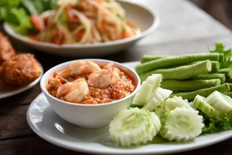 น้ำพริกโรยหน้ากุ้ง