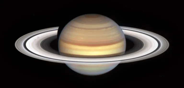 ภาพดาวเสาร์จากกล้องฯ ฮับเบิล ภาพจาก NASA
