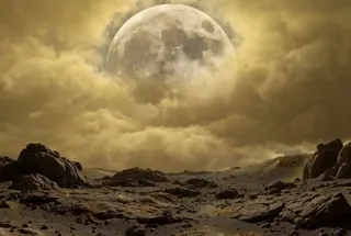 ภาพที่สร้างจาก AI ดาวศุกร์อาจมีดวงจันทร์