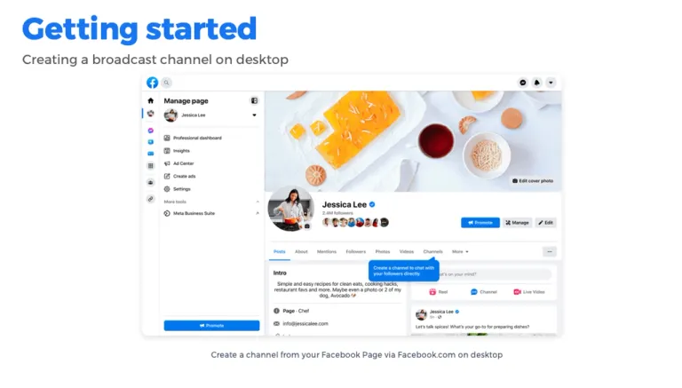How to การสร้าง Facebook Broadcast Channel