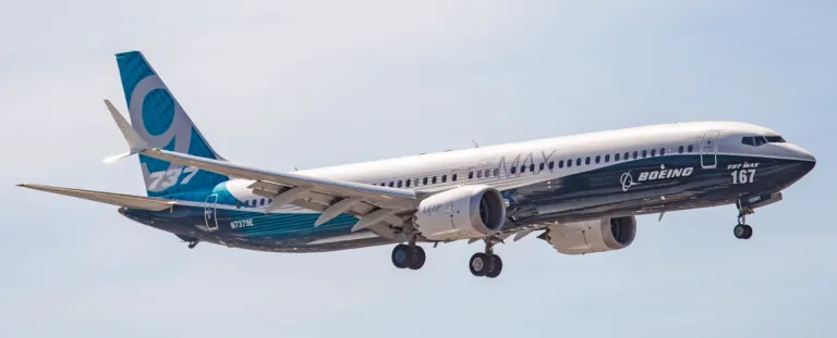 เครื่องบิน Boeing 737-MAX-9 ภาพจาก Clemens Vasters