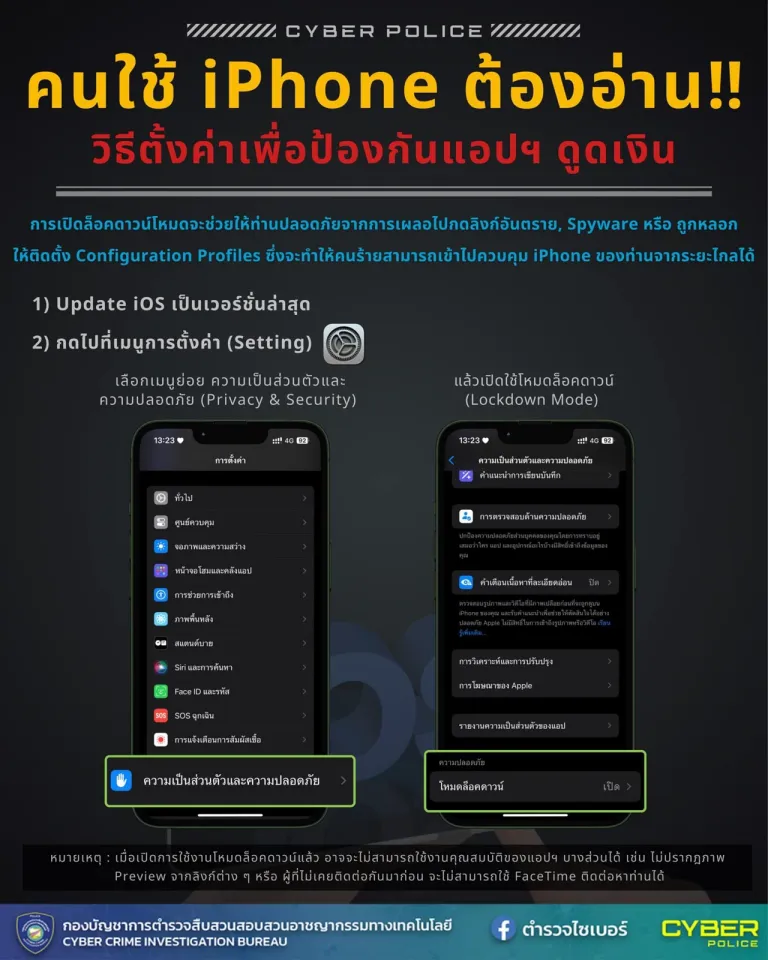 2 ขั้นตอนตั้งค่าป้องกัน &ldquo;แอปฯ ดูดเงิน&rdquo;