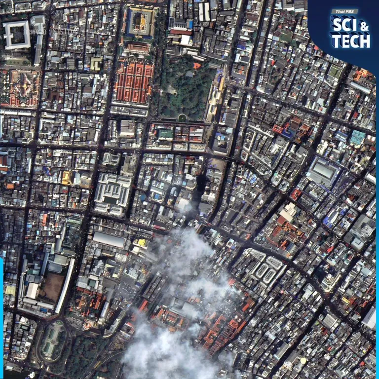 ภาพแรกจากดาวเทียม THEOS-2 ภาพจาก GISTDA