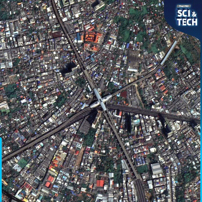 ภาพแรกจากดาวเทียม THEOS-2 ภาพจาก GISTDA