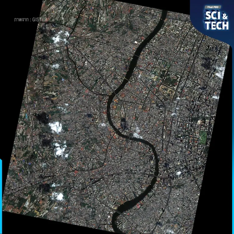 ภาพแรกจากดาวเทียม THEOS-2 ภาพจาก GISTDA
