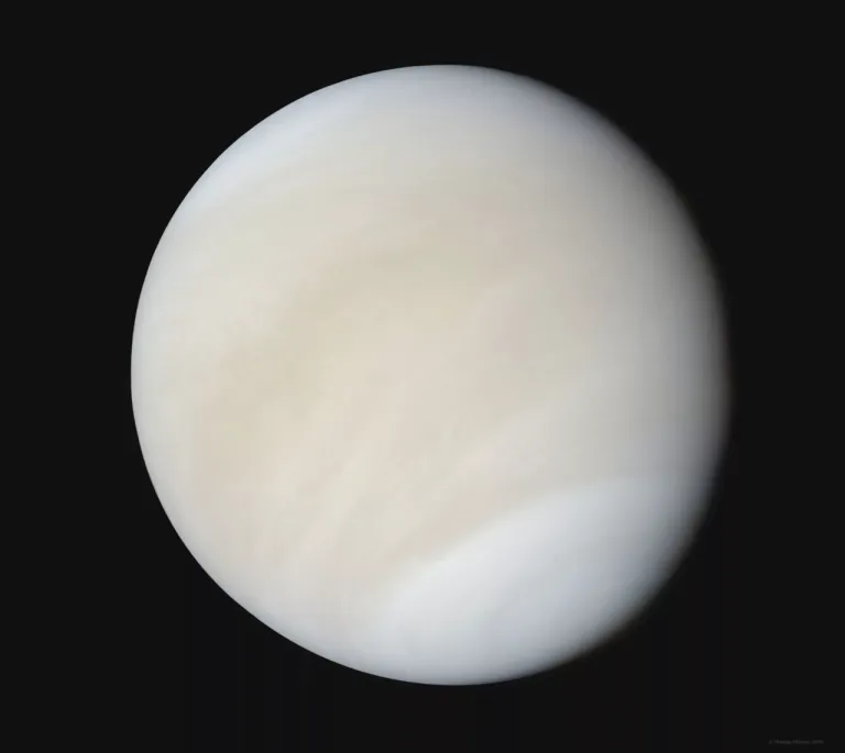 มุมมองทั่วโลกของดาวศุกร์จาก MARINER 10 ภาพจาก NASA, JPL, Mattias Malmer
