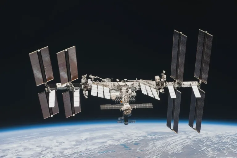 ภาพสถานีอวกาศนานาชาติ ภาพจาก NASA