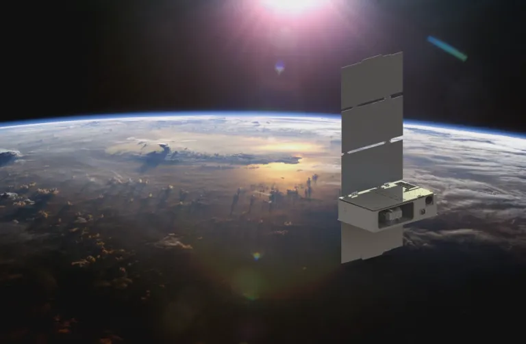 ภาพวาดดาวเทียม CubeSat CUTE