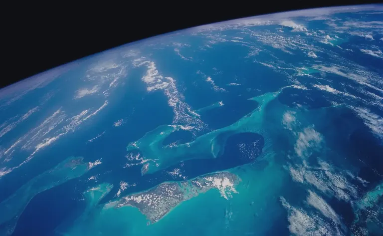 ภาพถ่ายทะเลจากนอกโลก ภาพจาก NASA