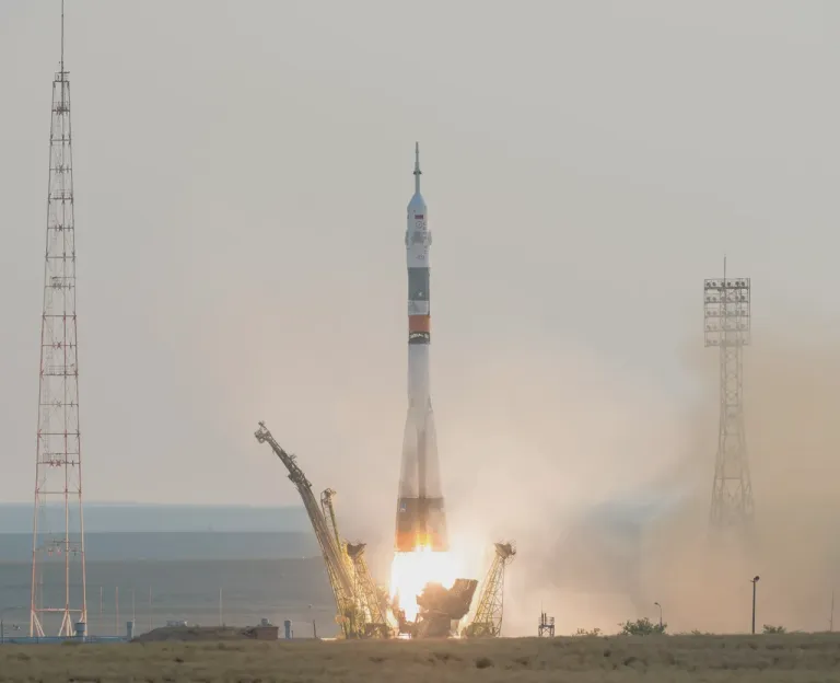 Baikonur Cosmodrome ภาพจาก NASA, Bill Ingalls