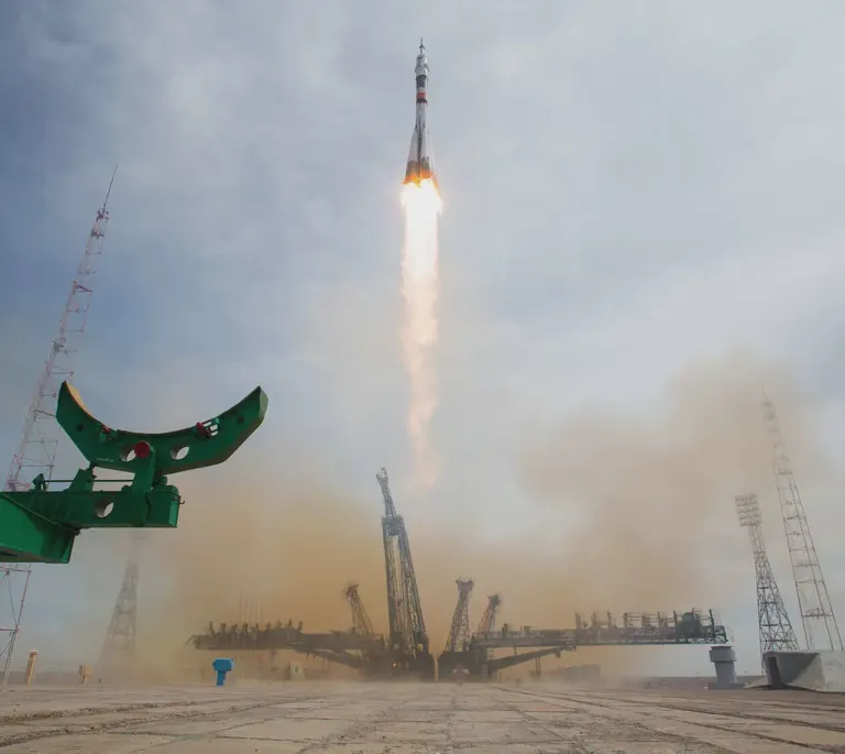 Baikonur Cosmodrome ภาพจาก NASA