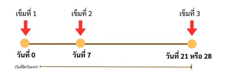 การฉีดวัคซีนป้องกันโรคล่วงหน้า (pre-exposure prophylaxis) ภาพจาก : pharmacy.mahidol