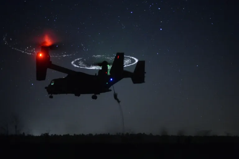 ปรากฏารณ์ Kopp-Etchells จากเครื่องบินกึ่งเฮลิคอปเตอร์ CV-22 Osprey
