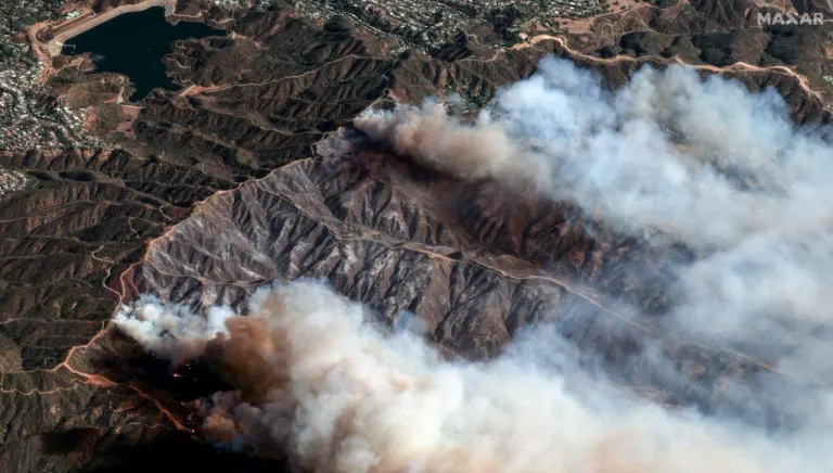 เหตุการณ์ไฟป่าลอสแอนเจลิส (LA) สหรัฐอเมริกา ภาพจาก AFP