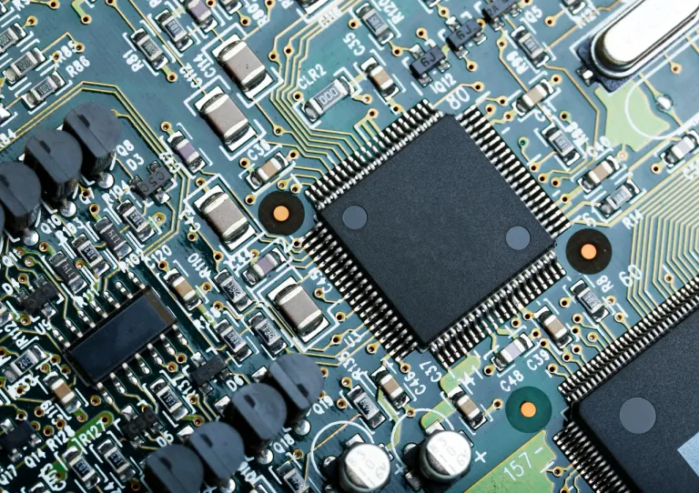 electronic-circuit-board-with-cpu-microchip-electronic-components