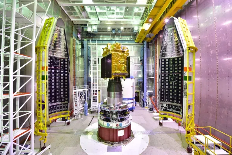 ภาพของดาวเทียม Aditya L1 ดาวเทียมสำรวจดวงอาทิตย์ดวงแรกของอินเดีย ภาพถ่ายโดย Indian Space Research Organisation