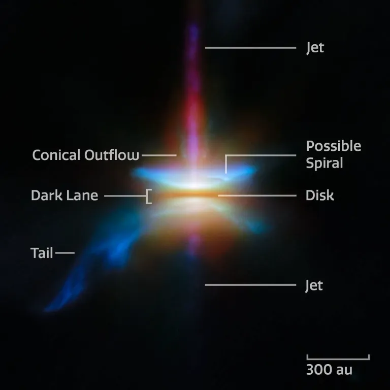 ภาพ &ldquo;จานดาวเคราะห์ก่อนเกิด&rdquo; จากกล้องฯ เจมส์ เว็บบ์ ภาพจาก ESA,Webb, NASA & CSA, Tazaki et al.