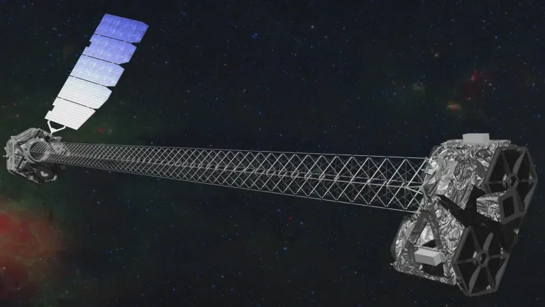 ภาพวาดกล้องโทรทรรศน์อวกาศรังสีเอกซ์ NuSTAR ของ NASA
