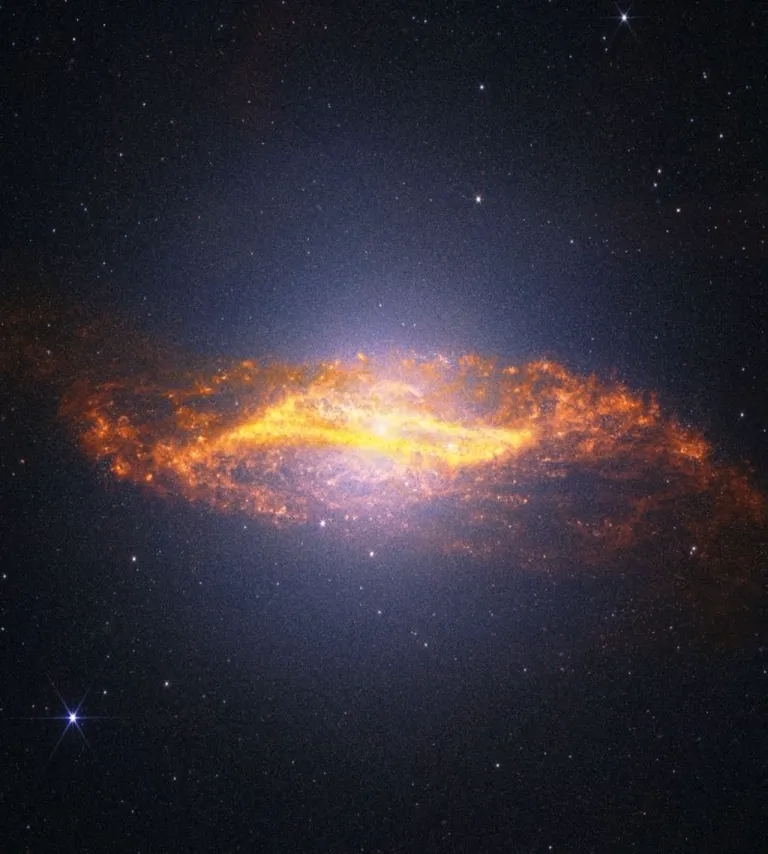 ภาพถ่ายรวมของกล้อง NIRI กับ MIRI ของกล้องโทรทรรศน์อวกาศเจมส์ เวบบ์ ภาพจาก NASA