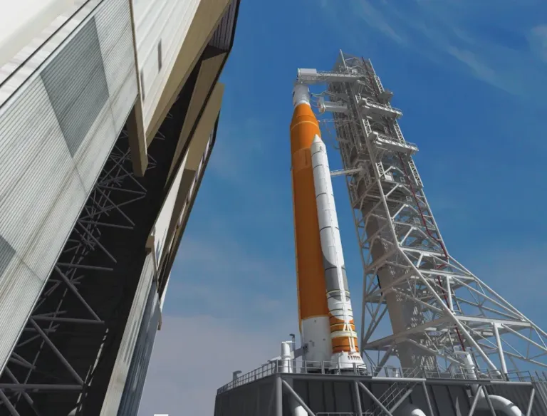 ศูนย์อวกาศเคนเนดีของนาซา รัฐฟลอริดา สหรัฐ ภาพจาก NASA