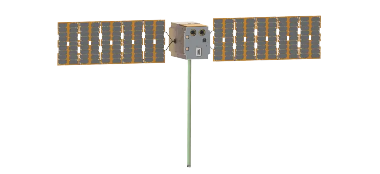 ภาพวาดรูปร่างของยาน Henon ซึ่งเป็นยานอวกาศที่พัฒนาจากฐานของ CubeSat ภาพจาก ESA