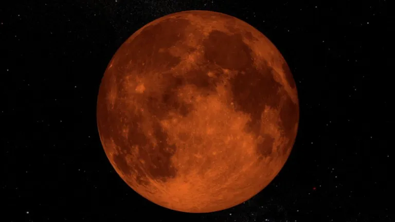 จันทรุปราคาเต็มดวง ภาพจาก NASA