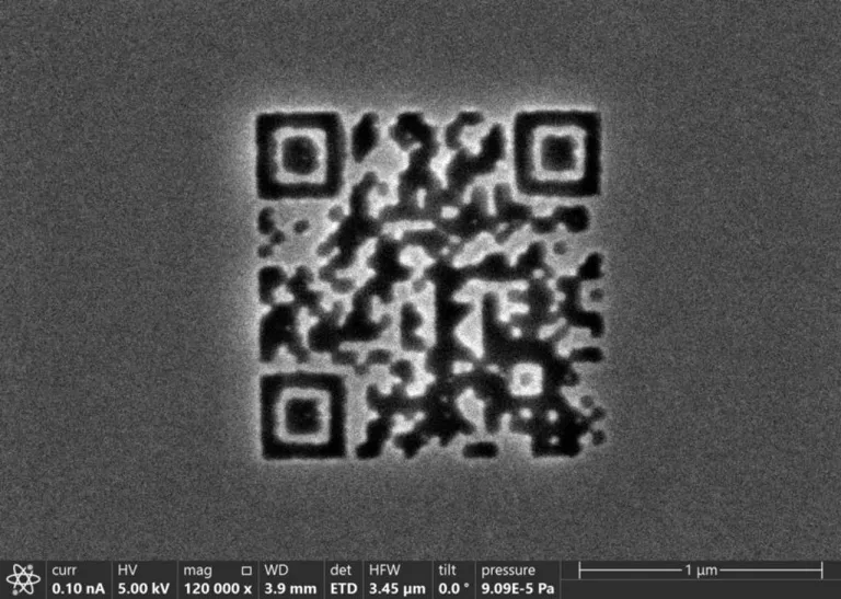 QR Code ที่มีขนาดเล็กที่สุดในโลก