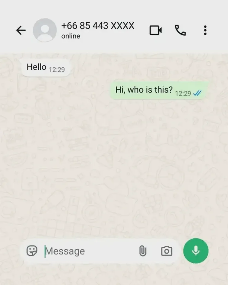 คำเตือนเกี่ยวกับการเชื่อมโยงอุปกรณ์ WhatsApp ภาพจาก Meta