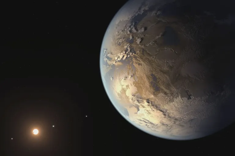 ภาพจำลองดาวเคราะห์นอกระบบ : ที่มาภาพ NASA