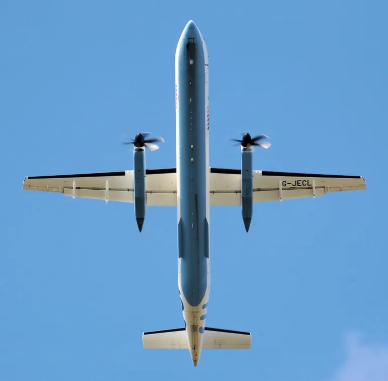 เครื่องบิน Dash-8 ซึ่งมี Aspect Ratio ของปีกอยู่ที่ประมาณ 12.8