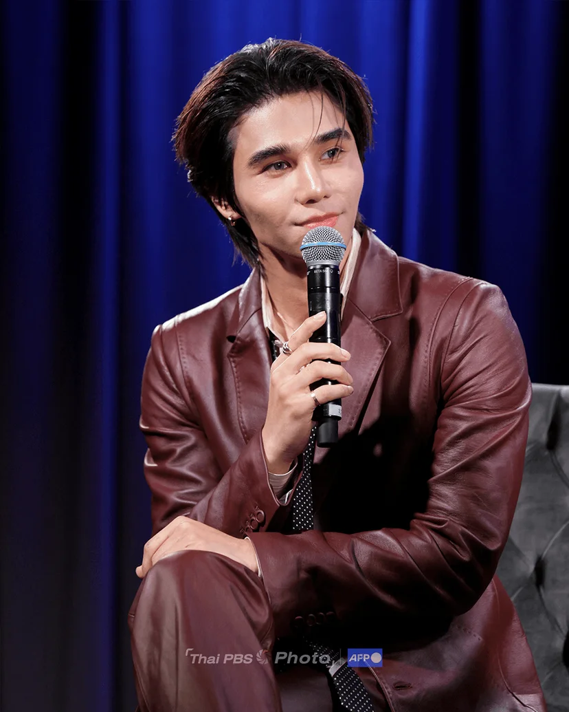 เจฟ ซาเตอร์ ขณะให้สัมภาษณ์บนเวที Global Spin Live เมื่อวันที่ 3 มี.ค. 69 (ภาพ: Rebecca Sapp/Getty Images via AFP)