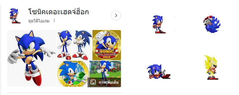 พิมพ์ “Sonic” ม้วนตัวแล้วแปลงร่าง