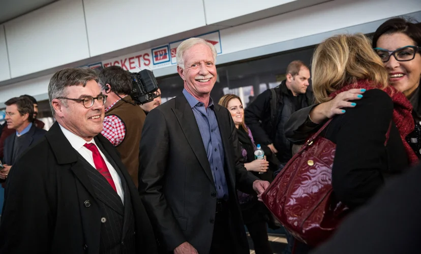 Sullenberger ในนครนิวยอร์ก เมื่อปี 2014 (ภาพจาก: Andrew Burton/Getty Images/AFP)
