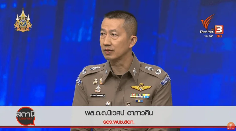 พล.ต.ต. นิเวศน์ อาภาวศิน รองผู้บัญชาการ กองบัญชาการตำรวจสืบสวนสอบสวนอาชญากรรมทางเทคโนโลยี (สอท.)