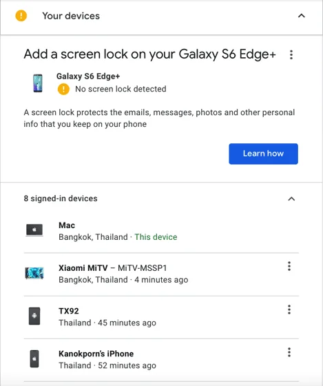 Your Devices