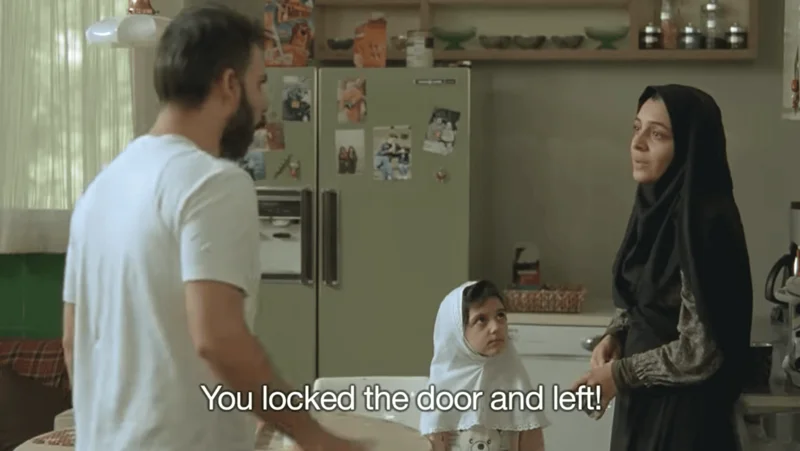 ภาพจากตัวอย่างของ &lsquo;A Separation&rsquo; (เครดิต: YouTube Sony Pictures Classics)