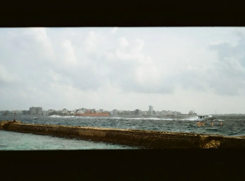 A view of the Maldives&rsquo; capital, Mal&eacute;, from my hotel. (Photo: Peerachai Pasutan)