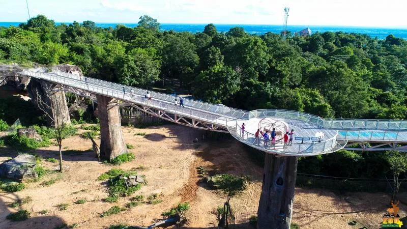 Sky Walk แห่งสวนสัตว์ขอนแก่น (ภาพจากเฟสบุ๊คสวนสัตว์ขอนแก่น)