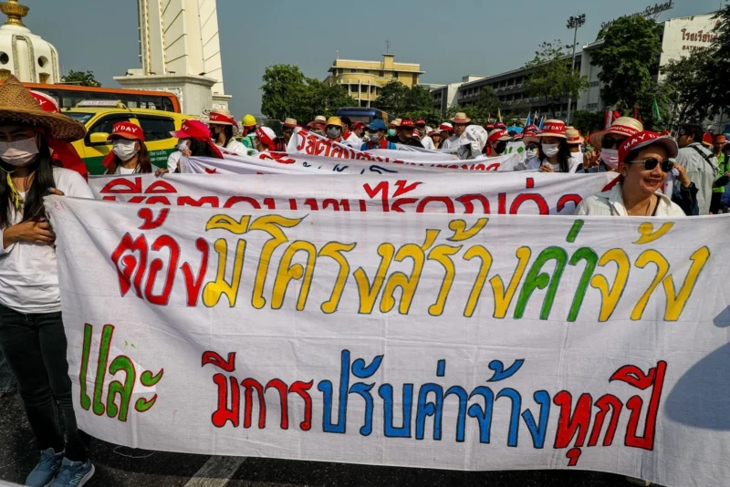 สหภาพแรงงานนัดรวมตัวกัน เนื่องในวันแรงงานแห่งชาติ 2567