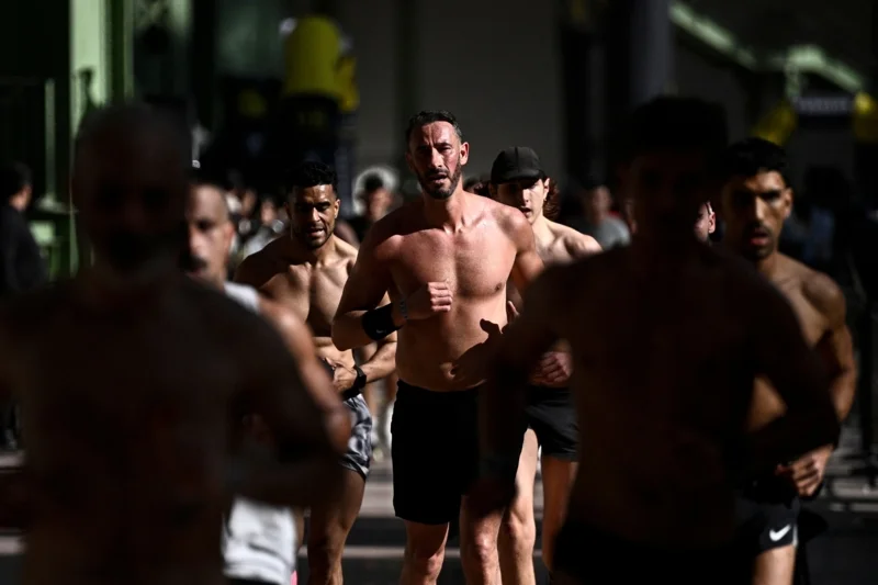 HYROX คือการแข่งขันที่ได้รับความนิยมไปทั่วโลก (Photo by JULIEN DE ROSA_AFP)
