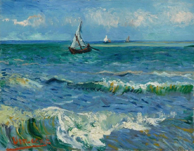 Seascape near Les Saintes-Maries-de-la-Mer Vincent van Gogh (1853 - 1890), Arles, June 1888