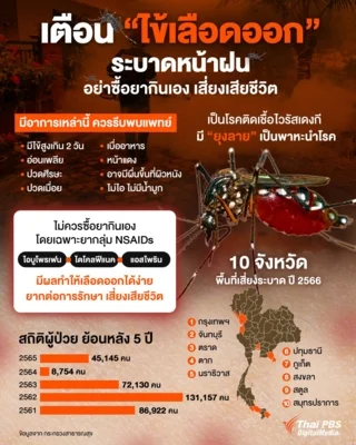 สถิติไข้เลือดออก