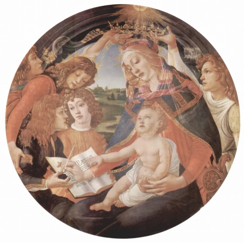ครอบครัวเปียโร ดิ โคสิโม เดอ เมดีชี (Piero di Cosimo de Medici) วาดโดย ซานโดร บอตติเชลลี