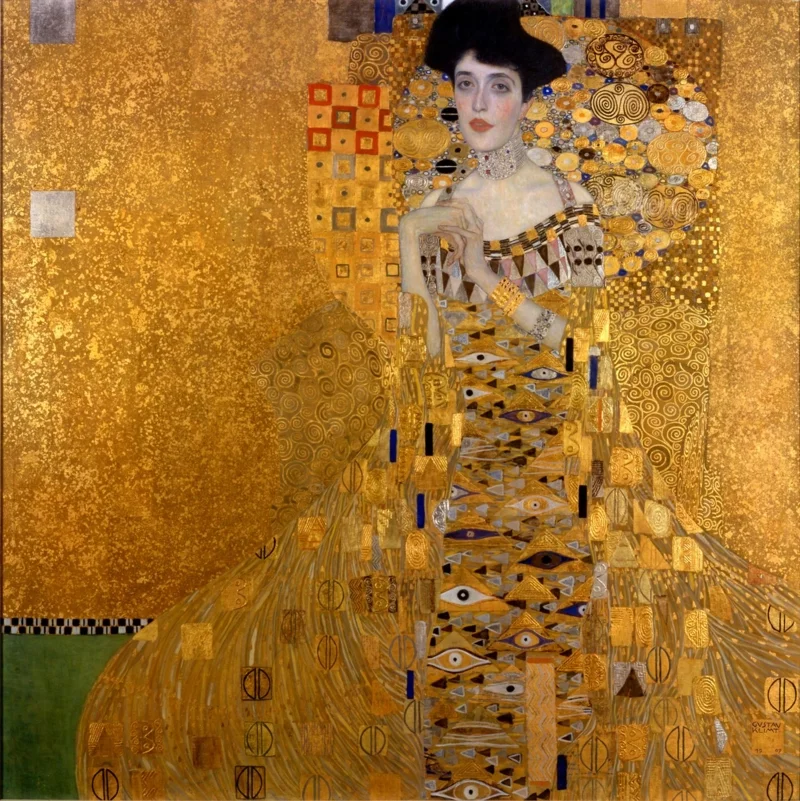 Portrait of Adele Bloch-Bauer I (ปี ค.ศ. 1907) โดย กุสทัฟ คลิมท์