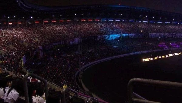 ภาพเหตุการณ์ Black Ocean  ในงาน Dream Concert 2008