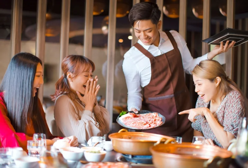 Good service is also a key for success.
