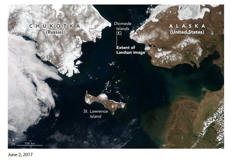 Yesterday and Tomorrow Islands (NASA)