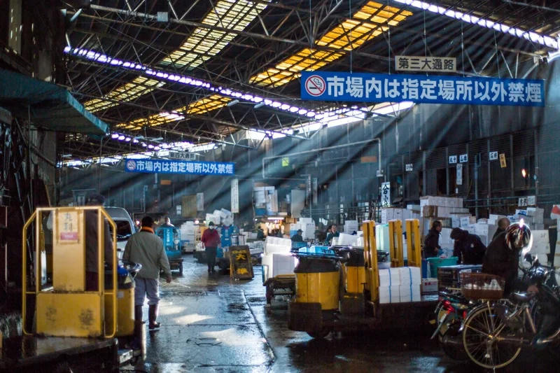 ตลาดปลาสึคิจิ (Tsukiji Fish Market)